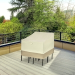 Outsunny 38.2-Inch Waterproof Single Seat Chair Sofa Cover Outdoor Garden Patio Furniture Protector