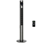 HOMCOM 47" Tower Fan Cooling with Air Filter, Oscillating, 3 Speeds, 12H Timer, and Remote Control, for Bedroom, Grey