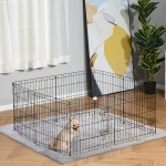 PawHut 24inch Foldable Metal Exercise Pet Playpen Yard Dog Puppy Kennel Cage 8 Panel