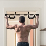 Soozier Doorway Pull Up Bar, Portable Chin Up Bar, Multifunctional Dip bar Fitness, Door Exercise Equipment for Home Gym