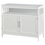 HOMCOM Kitchen Sideboard, Buffet Cabinet, Wooden Storage Console Table with 2-Level Cabinet and Open Shelf, c