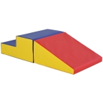 Soozier 2-Piece Climb & Crawl Activity Play Foam Building Blocks for Toddlers with a Soft High-Density Foam Material