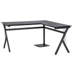 HomCom 61” Modern Corner L Shaped Computer Workstation Desk