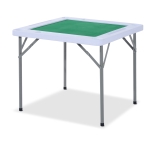 HomCom 35" 4-Player Folding Indoor / Outdoor Versatile Card Mahjong Table with 4 Cup Holders