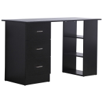 HomCom 47” Modern Home Office Computer Workstation Desk - Black