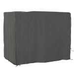Outsunny 80.75" x 48.75" x 64.5" Outdoor Patio Hammock Porch Swing Cover with UV, Water, & Dust Fighting Material