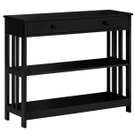 HOMCOM Console Table with Drawers and 2 Shelves Sofa Table for Entryway, Living Room
