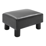 HOMCOM Modern Faux Leather Ottoman Footrest Stool Foot Rest Small Chair Seat Sofa Couch