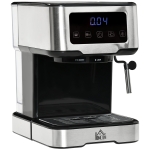HOMCOM Espresso Machine with Milk Frother Wand, 15-Bar Pump Coffee Maker with 1.5L Removable Water Tank for Espresso, Latte and Cappuccino