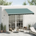 Manual Retractable Awning 6.6’ x 8.2’ Sunshade Shelter Canopy Patio Outdoor Deck