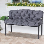 Outsunny 2-Seater Replacement Swing Chair Cushions For Patio Dining Home Garden Indoor Outdoor