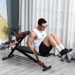 Soozier Upgraded Multi-Functional Hyper Extension Dumbbell Bench Adjustable Roman Chair