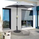 Outsunny Heavy-Duty Resin Parasol Umbrella Base Outdoor Garden Furniture Bronze