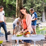 Outsunny Folding Table w/Faucet Portable Outdoor Camping BBQ Garden Cleaning