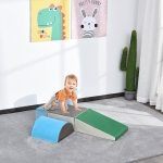 Soozier 5 Piece Climb and Crawl Activity Playset Soft Safe Foam for Toddler Learning Toy
