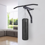 Soozier Heavy-duty Wall Mounted Pull Up Bar with Bag Hanger and Boxing Training Hook (Punching Bag Excluded)