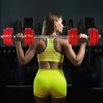 Soozier 66lbs Two-In-One Dumbbell & Barbell Adjustable Set Strength Muscle Exercise Fitness Plate Bar Clamp Rod Home Gym Sports Area