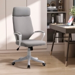 Vinsetto Office Chair High Back 360° Swivel Task Chair Ergonomic Desk Chair with Lumbar Back Support, Adjustable Height