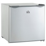 HOMCOM Countertop Mini Fridge, 1.1 Cu. Ft Compact Upright Refrigerator with Removable Shelves, Reversible Door for Home, Dorm, Apartment and Office, Grey