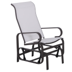 Outsunny Patio Sling Fabric Glider Outdoor Swing Chair Seat Lounger Porch Rocker