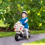 Aosom Kids Motorcycle Ride-on Electric Motorcycle for Kids with Music & Horn Buttons, Stable 3-Wheel Design, White