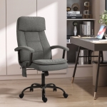 Vinsetto Office Chair 2-Point Massage Executive Ergonomic USB Power 360° Swivel Grey