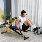 Soozier Upgraded Multi-Functional Hyper Extension Bench Dumbbell Bench Adjustable