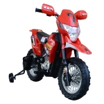 Aosom Ride-On Childrens Motorcycle w/ Real Driving Sounds & Fun Built-In Music Red