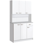 HOMCOM 71" Freestanding Kitchen Hutch with Countertop