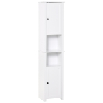 HOMCOM Freestanding Bathroom Storage Cabinet With Shutter Doors And Adjustable Shelves Toilet Vanity Cabinet Narrow~834 202
