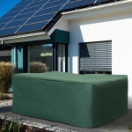 Outsunny Outdoor Furniture Cover 81" x 57" Waterproof Garden Patio Rattan Wicker UV Rain Protector Oxford Dark Green