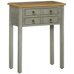 vintageコンソール HOMCOM Vintage Console Table with 2 Drawers, Retro Entryway
