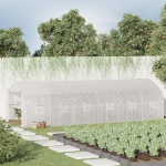 Outsunny 25' x 9.5' x 6.5' Walk-In Greenhouse Tunnel, Large Gardening Plant Hot House with 12 Windows and Zipper Doors for Backyard