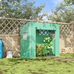 Outsunny 79" x 29" x 66" Walk-in Garden Greenhouse Patio Hot House with Durable Steel Frame Outdoor Tomato Plant House Green