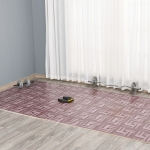 HOMCOM Soft Wood Grain EVA Foam Interlocking Floor Mats 72 Square Feet Exercise Workout Mat Kid Play Mat 18pcs