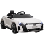 Aosom Kids Ride on Car with Remote Control, 12V 3.1 MPH Electric Car for Kids Ride-on Toy for 37-60 Months Boys and Girls with Suspension System, Horn Honking, Music, Lights, White