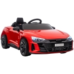 Aosom Kids Ride on Car with Remote Control, 12V 3.1 MPH Electric Car for Kids Ride-on Toy for 37-60 Months Boys and Girls with Suspension System, Horn Honking, Music, Lights, Red