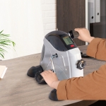 Soozier Pedal Exerciser Portable Mini Exercise Bike Indoor Cycle Fitness Hand Foot w/ LCD Display