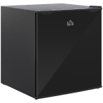 HOMCOM Mini Freezer Countertop, 1.1 Cu.Ft Compact Upright Freezer with Removable Shelves, Reversible Door for Home, Dorm, Apartment and Office, Black