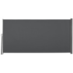 Outsunny 118" x 63" Retractable Side Awning Patio Outdoor Folding Privacy Screen with Resistance to UV Rays & Wind, Grey