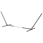 Outsunny Universal Hammock Stand 10-13ft Adjustable Steel Stand Space-Saving and Portable Carrying for Indoor and Outdoor Use, Black