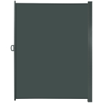 Outsunny 118" x 79" Retractable Side Awning Patio Outdoor Folding Privacy Screen with Resistance to UV Rays & Wind, Grey