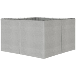 Outsunny 9.84' x 13.1' Gazebo Sidewall Set with Hooks/C-Rings, Light Gray
