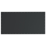 Outsunny 10 x 20ft Carport Roof, UV Resistant Canopy Replacement Cover with Ball Bungee Cords, Dark Gray