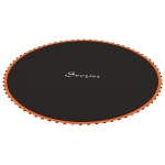 Soozier Trampoline Replacement Mat, Fits 14' Trampoline w/ 80 V-Hooks & 5.5" Springs (Spring & Frame not Included), Orange