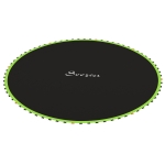 Soozier Trampoline Replacement Mat, Fits 12' Trampoline w/ 72 V-Hooks & 5.5" Springs (Spring & Frame not Included), Green