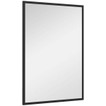 HOMCOM 24" x 36" Bathroom Mirror for Wall, Rectangular Mirror for Living Room, Bedroom, Entryway, Black