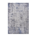 Naar 5x7 Abstract Stain-Resistant Area Rug with Non-Shedding Design, Cotton Backing, Kid and Pet-Friendly Carpet, 90" L x 63" W x 0.35" H, Silver