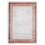 Naar 5x7 Stain-Resistant Area Rug with Cotton Backing, Medium Pile Height, Stylish Kid and Pet-Friendly Carpet, 90" L x 63" W x 0.35" H, Brown