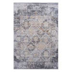 Naar 6x9 Stain-Resistant Area Rug with Non-Shedding Design and Cotton Backing, Kid and Pet-Friendly Carpet, 93" L x 79" W x 0.3" H, Multicolor